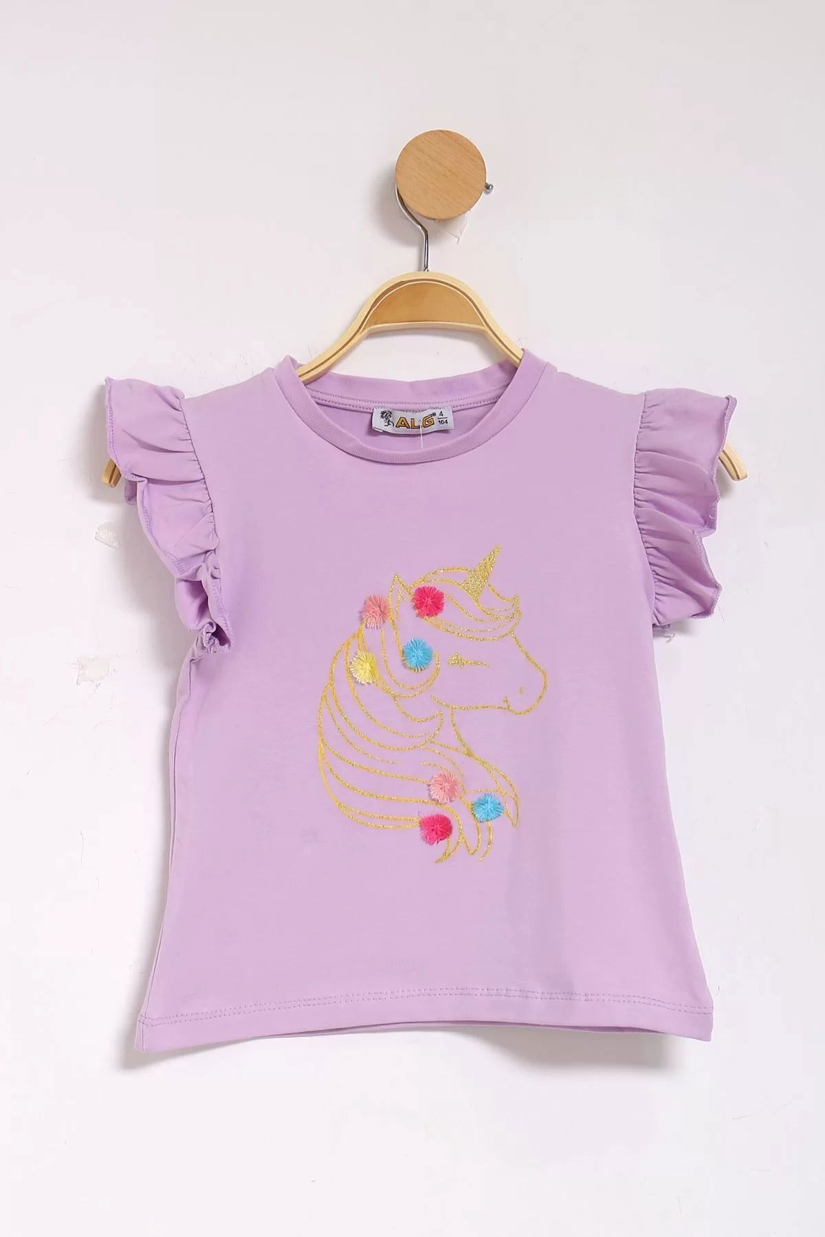 3-7 Years Printed Kids T-Shirt Lilac - 624665.1576.