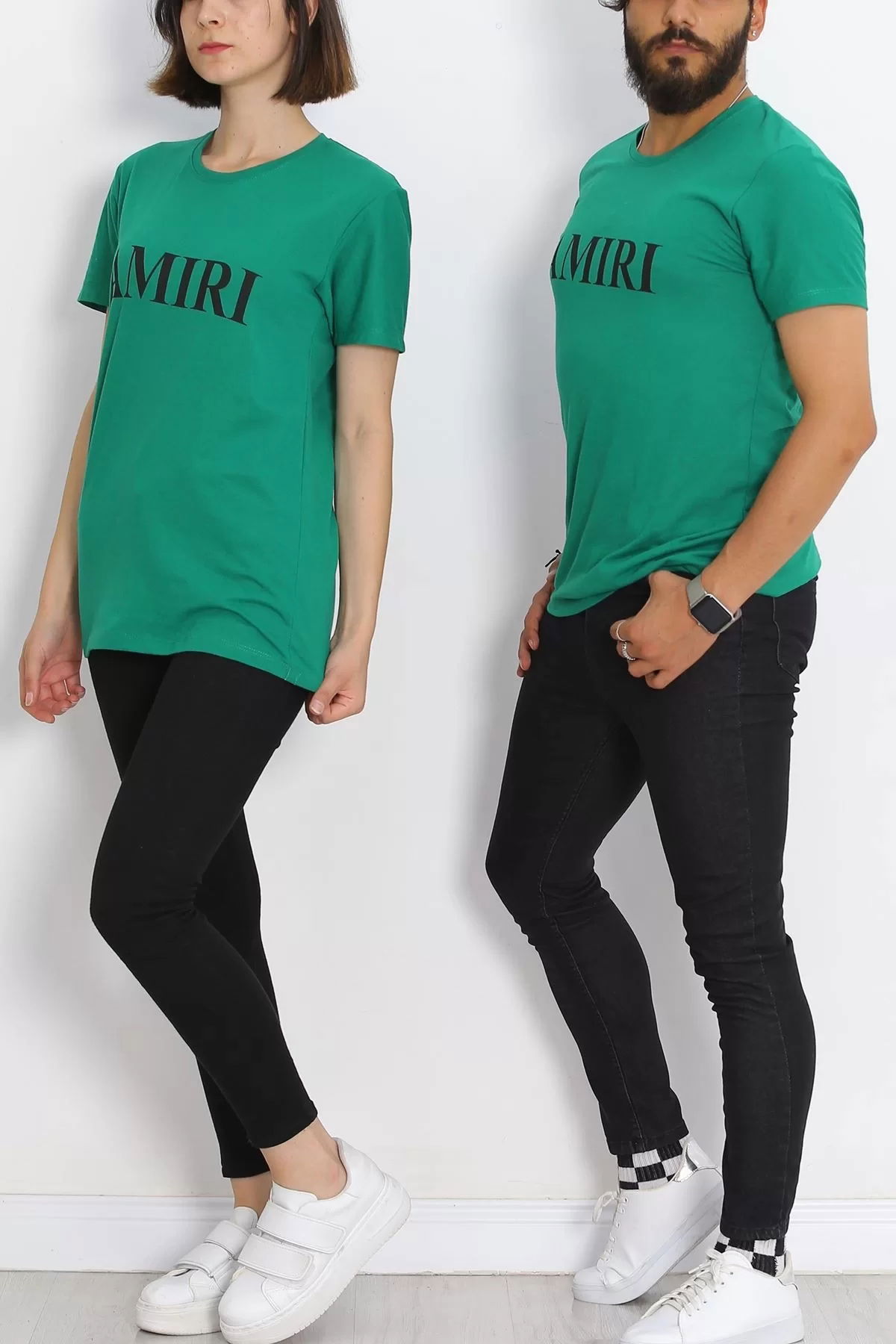 Printed Oversize T-Shirt Dark Green - 17375.1778.