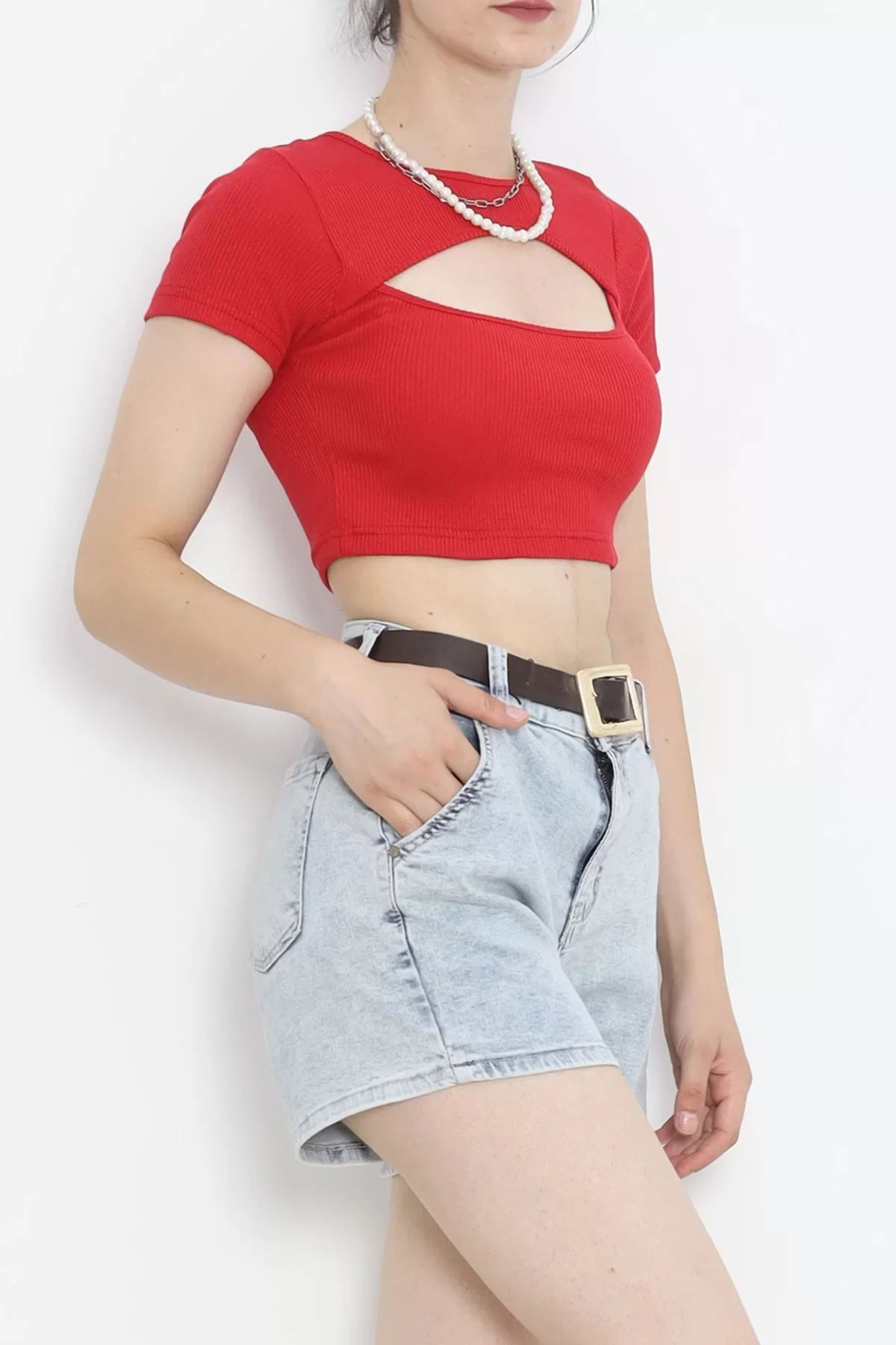 Low-cut Crop Body Red - 4121.1567.