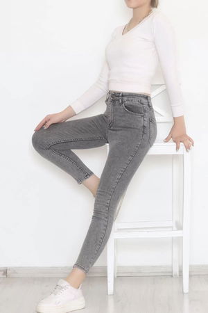 Dar Paça Kot Pantolon Grey - 12561.1431.