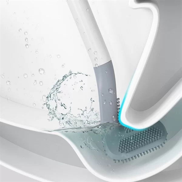 Tufeyo Golf Design Silicone Wc Toilet Bowl Kitchen Cleaning Brush Hook Gift