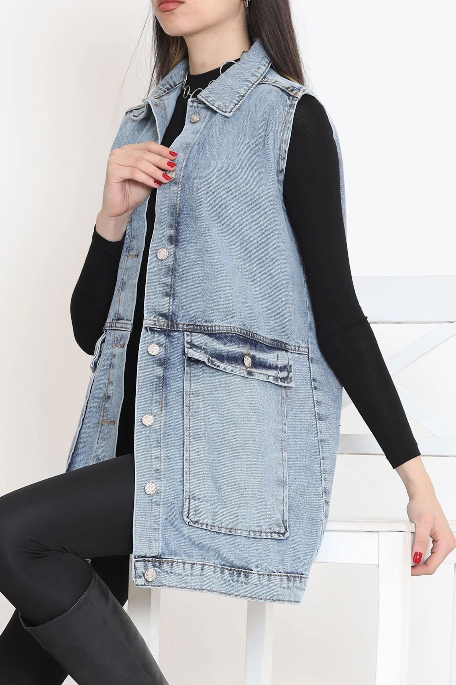 Denim Vest Light Blue - 10001.1778.