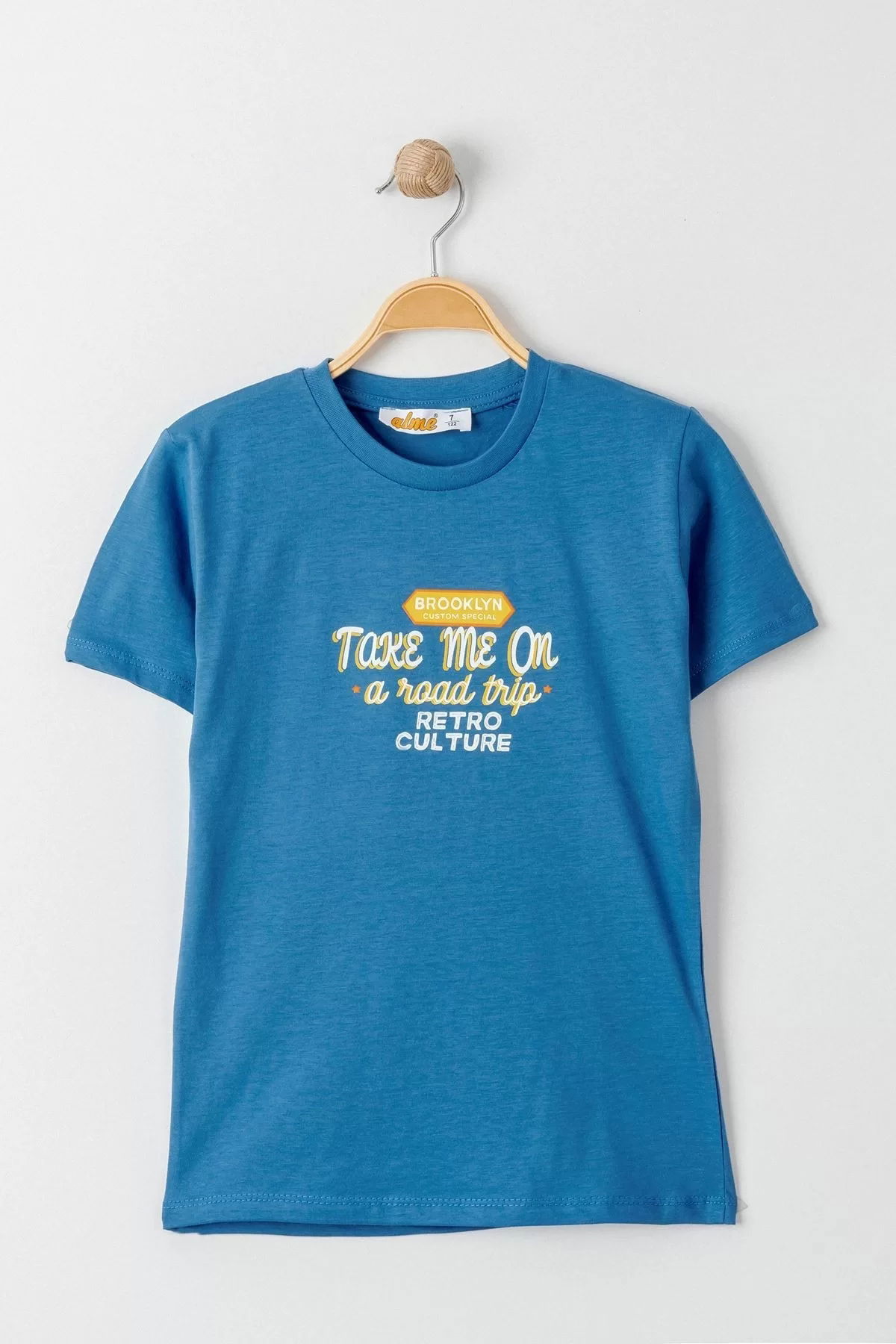 3-7 Years Printed Kids T-Shirt Indigo - 224240.1576.