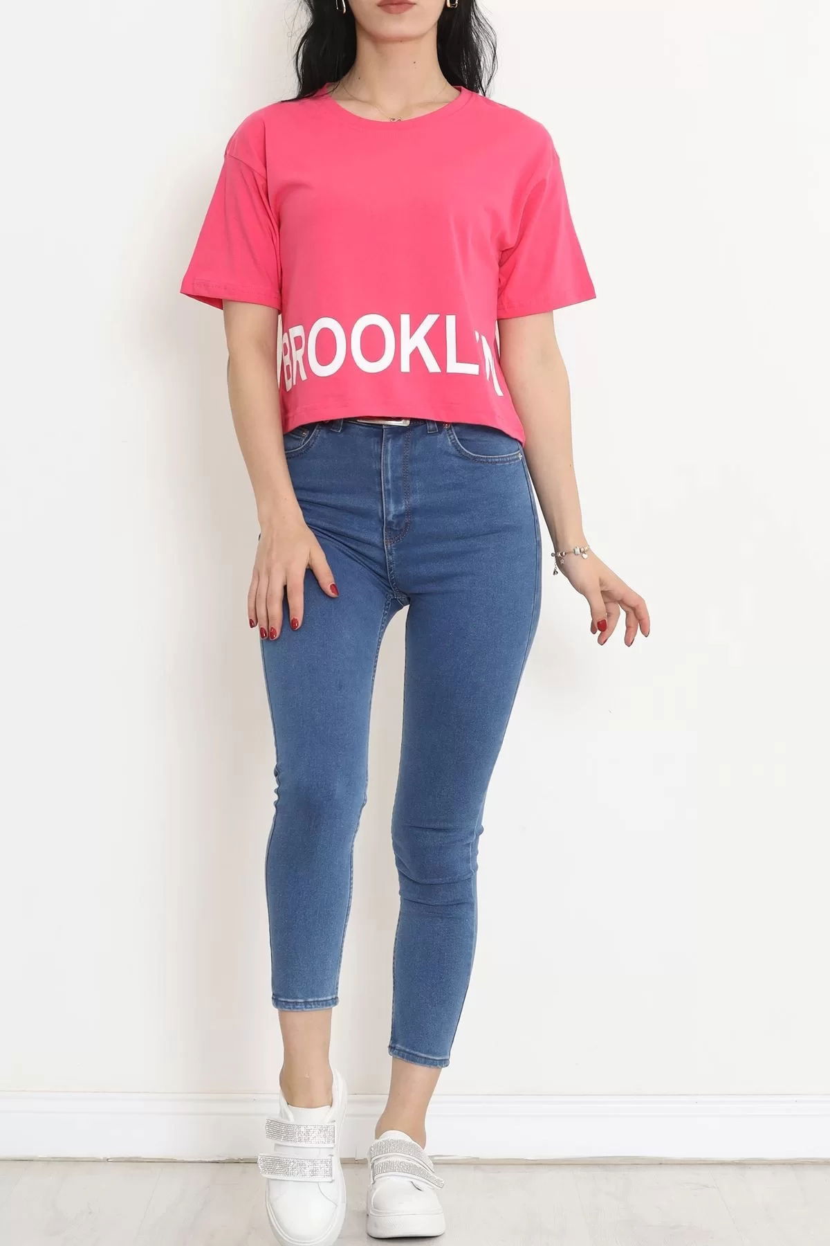 Printed T-shirt Fuchsia - 16484.1567.