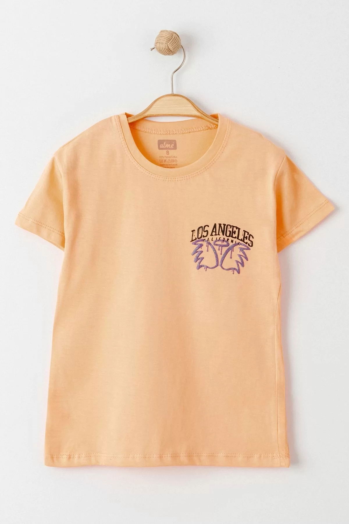 8-12 Years Printed Kids T-Shirt Orange - 724093.1576.