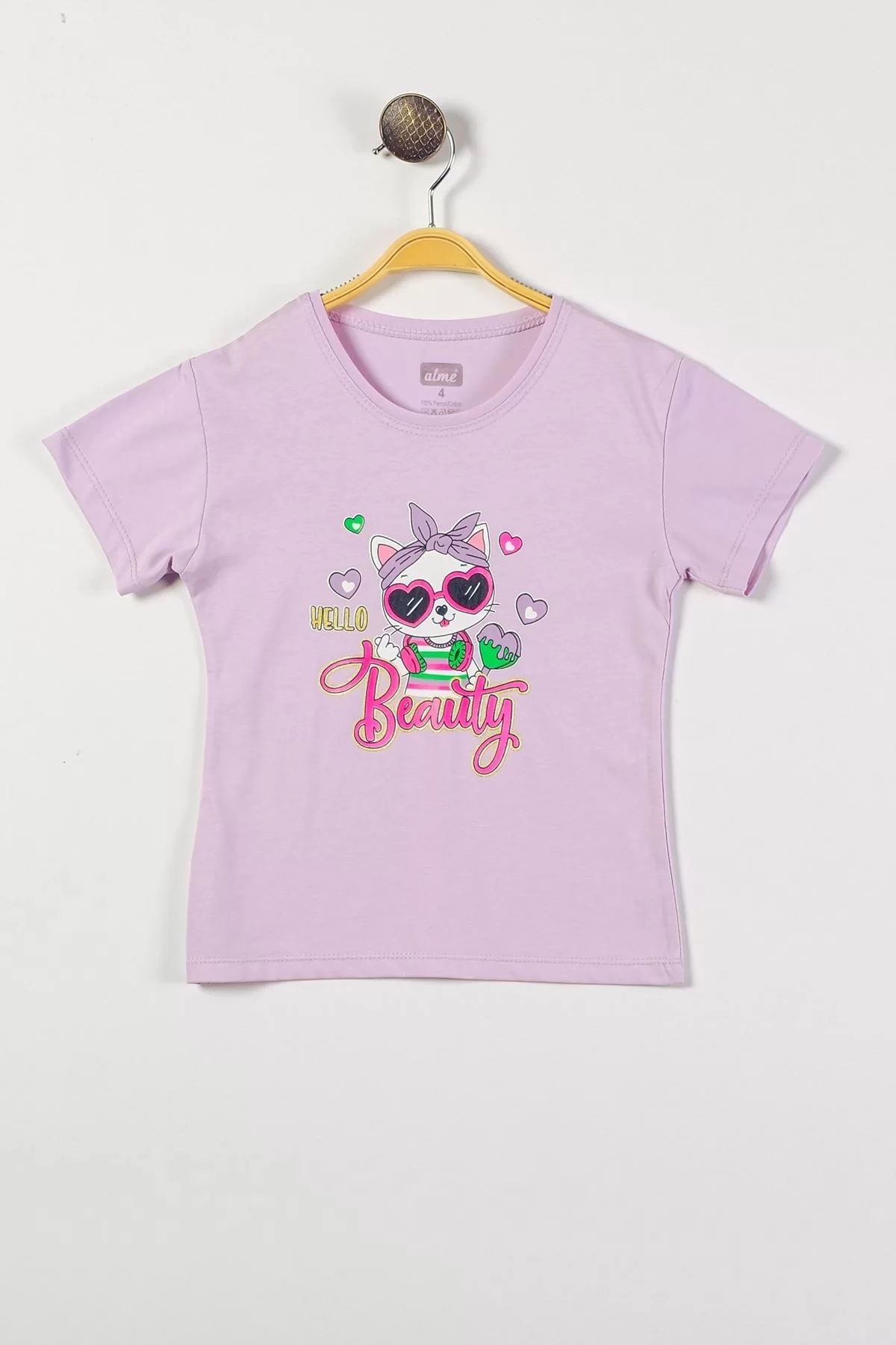 1-4 Years Printed Kids T-Shirt Lilac - 524020.1576.