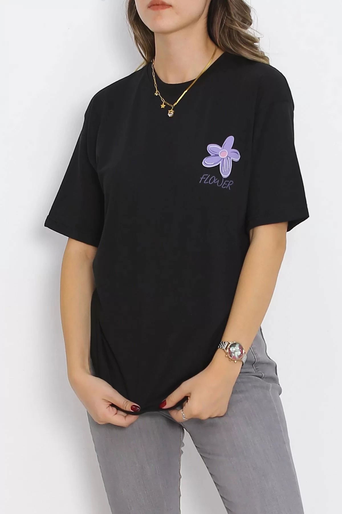 Crew Neck T-Shirt Black - 16831.1567.