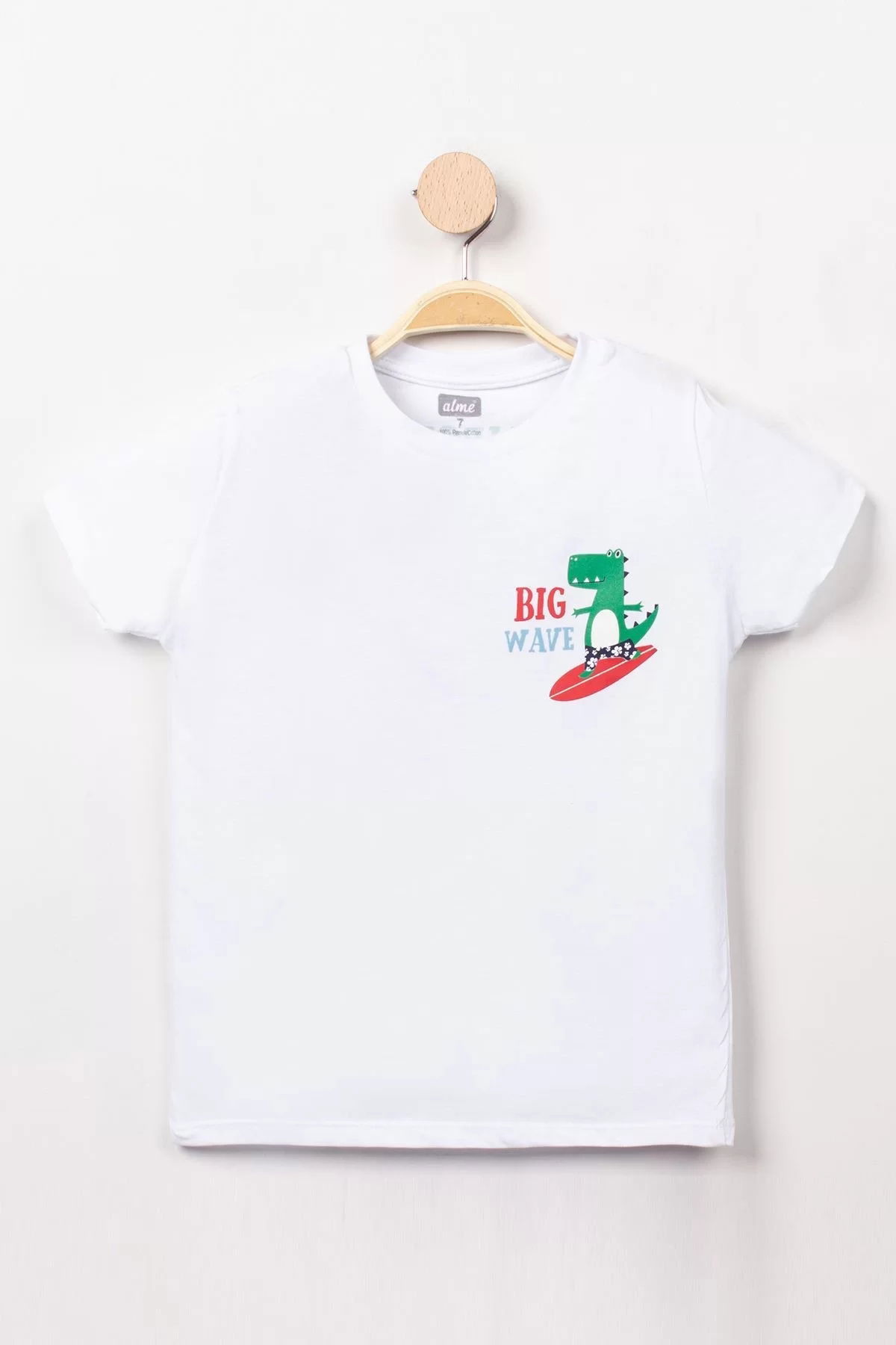 3-7 Years Printed Kids T-Shirt White - 224238.1576.