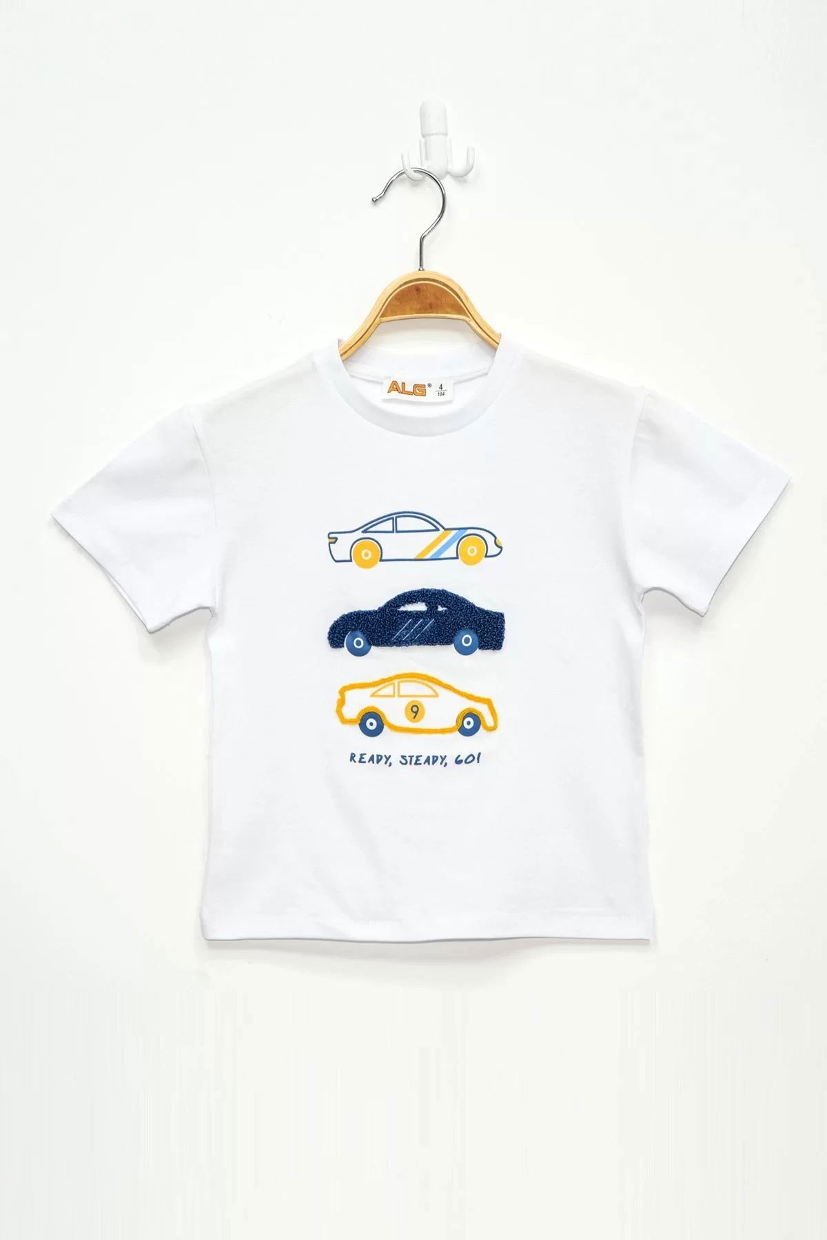 1-4 Years Embroidered Kids T-Shirt White - 124409.1576.