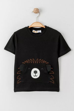 1-4 Years Printed Kids T-Shirt Black - 124420.1576.