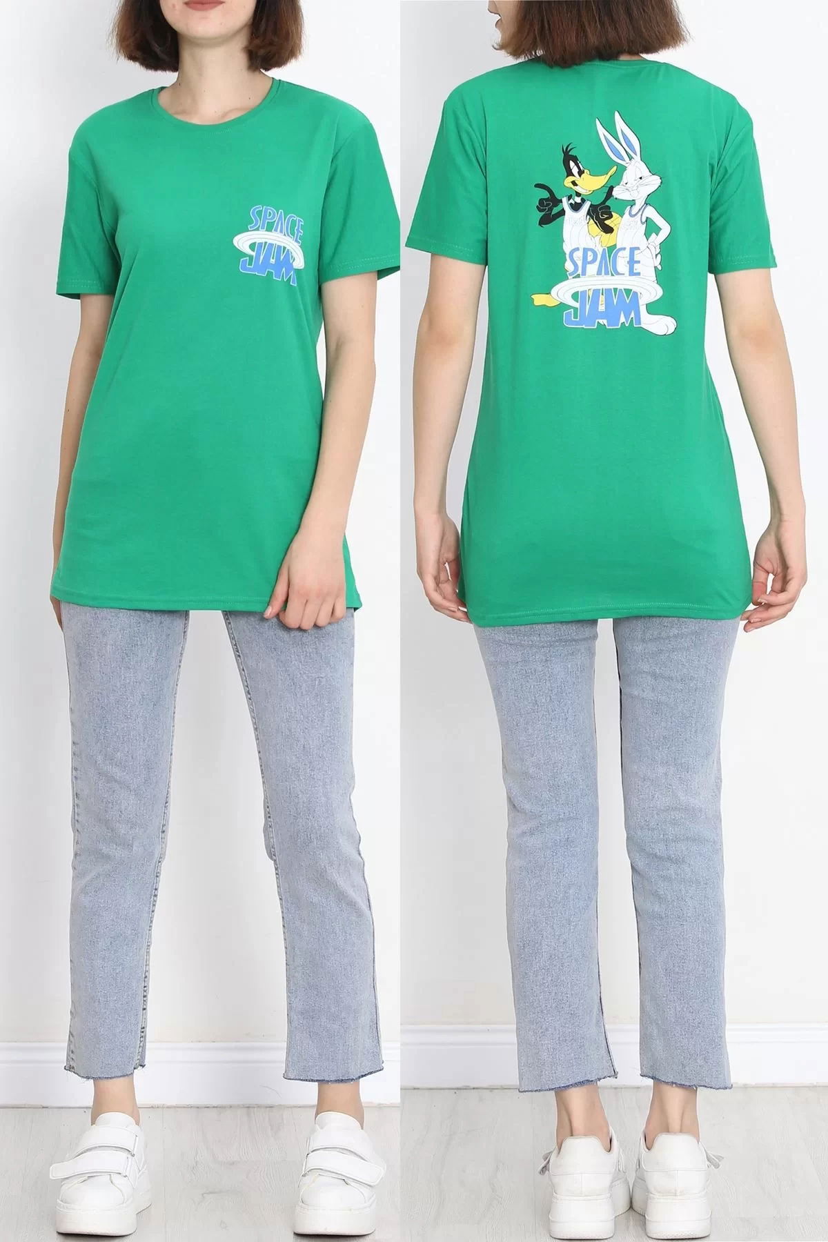 Printed T-shirt Green - 17380.1778.