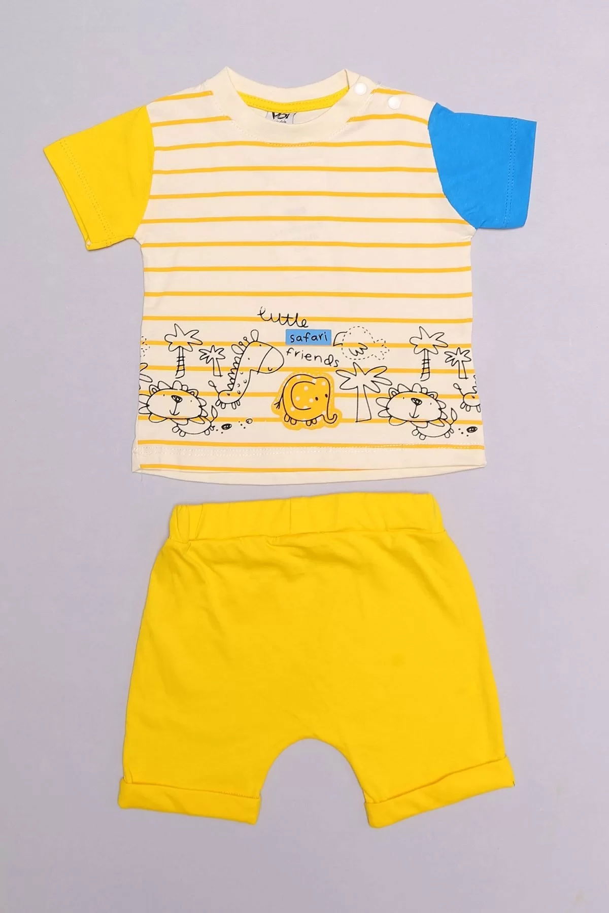 6-18 Months Striped Baby Set Yellow - 152454.1803.