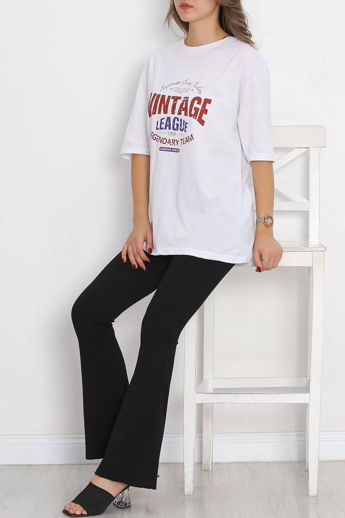 Printed T-shirt White - 16832.1567.