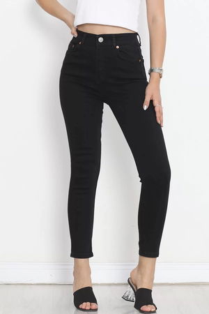 Narrow Leg Lycra Jeans Black1 - 18683.1431.