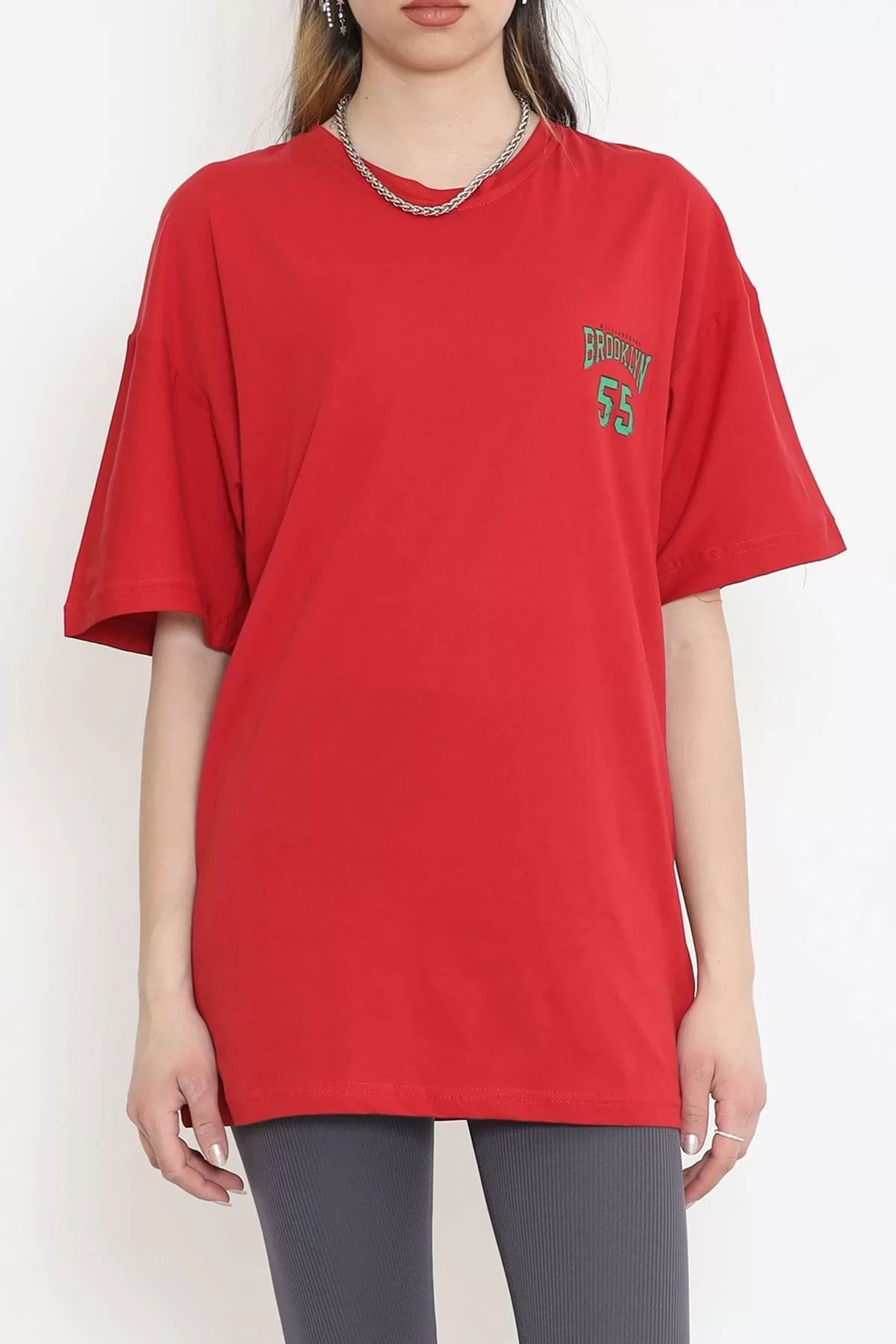 Printed T-shirt Red - 17381.1778.