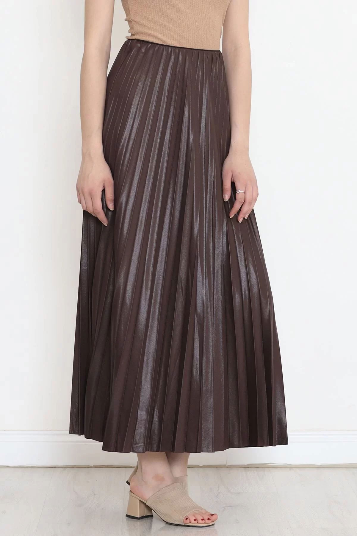 Pleated Skirt Light Brown - 20257.1778.