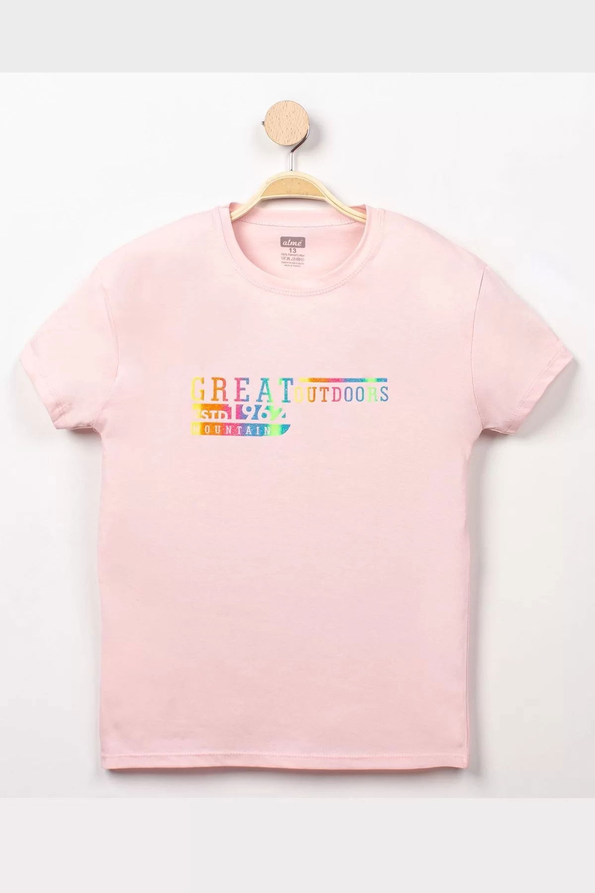 13-16 Years Printed Kids T-Shirt Pink - 824091.1576.