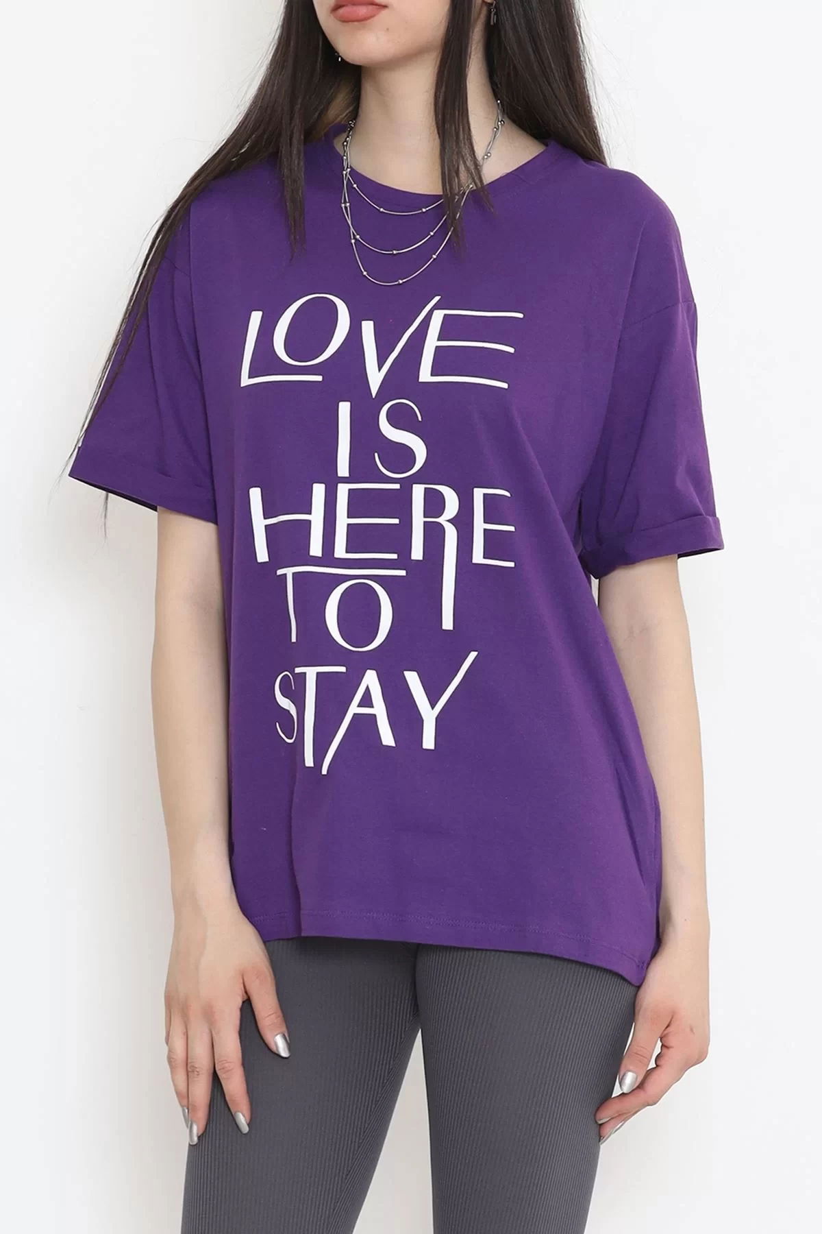 Double Sleeve T-Shirt Purple - 16526.1567.