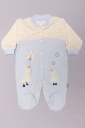 1-6 Month Baby Jumpsuit Blue - 02276.1803.