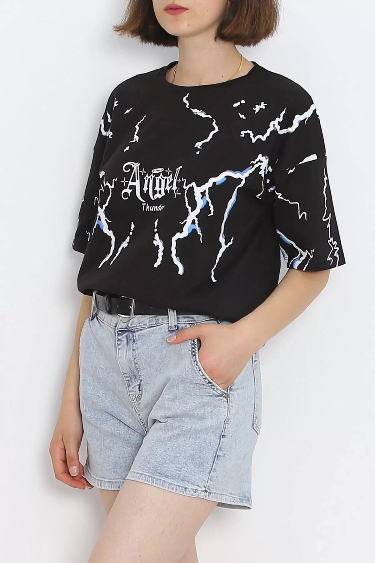 Printed T-shirt Black - 20014.1567.