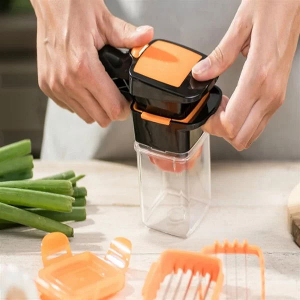 Tufeyo Quick 5 In 1 Large Bowl Practical Fast Fruit Vegetable Chopper Grater