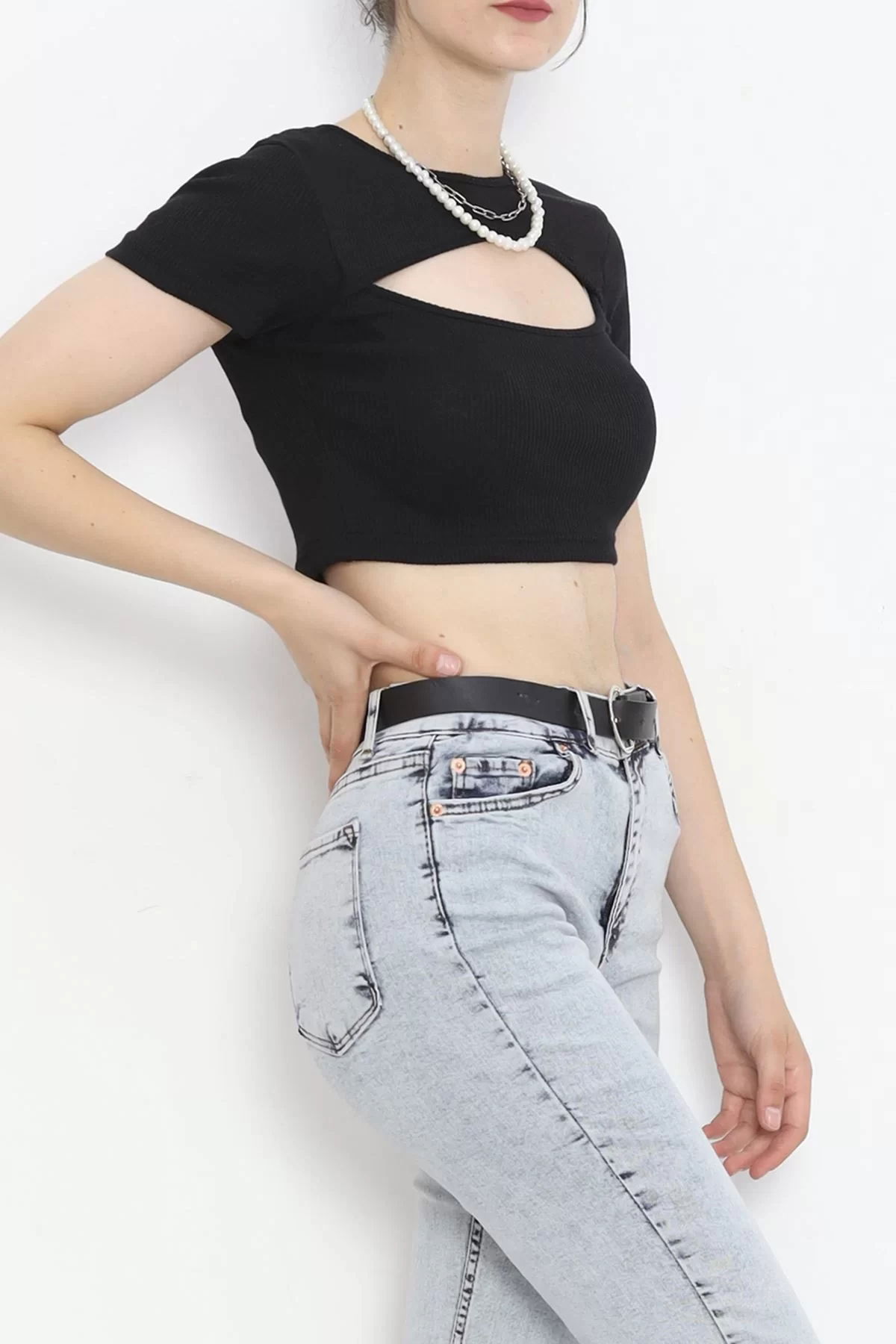 Low-cut Crop Body Black - 4121.1567.