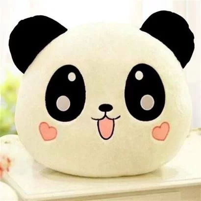 Tufeyo Heart Cheek Cute Panda Pillow