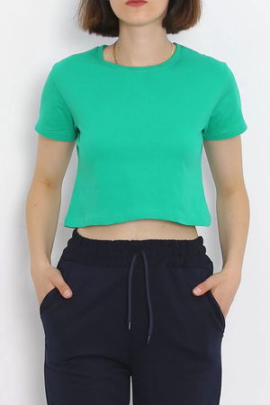 Crew Neck Crop T-shirt Benetton - 18962.1247.