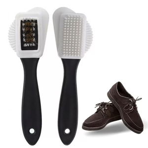 Tufeyo Double Sided Practical Portable Suede Nubuck Leather Boots Boots Shoe Cleaning Care Brush