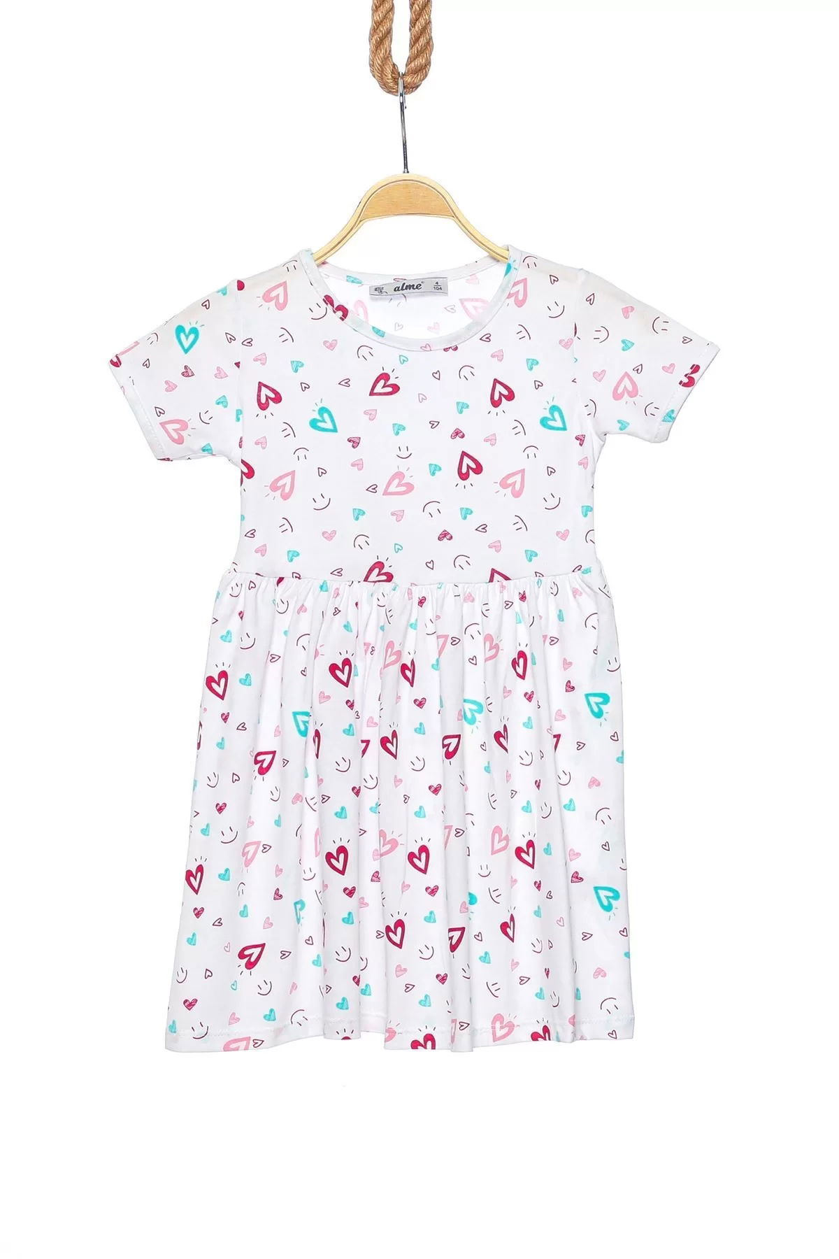 5-8 Years Printed Dress White - 624159.1576.