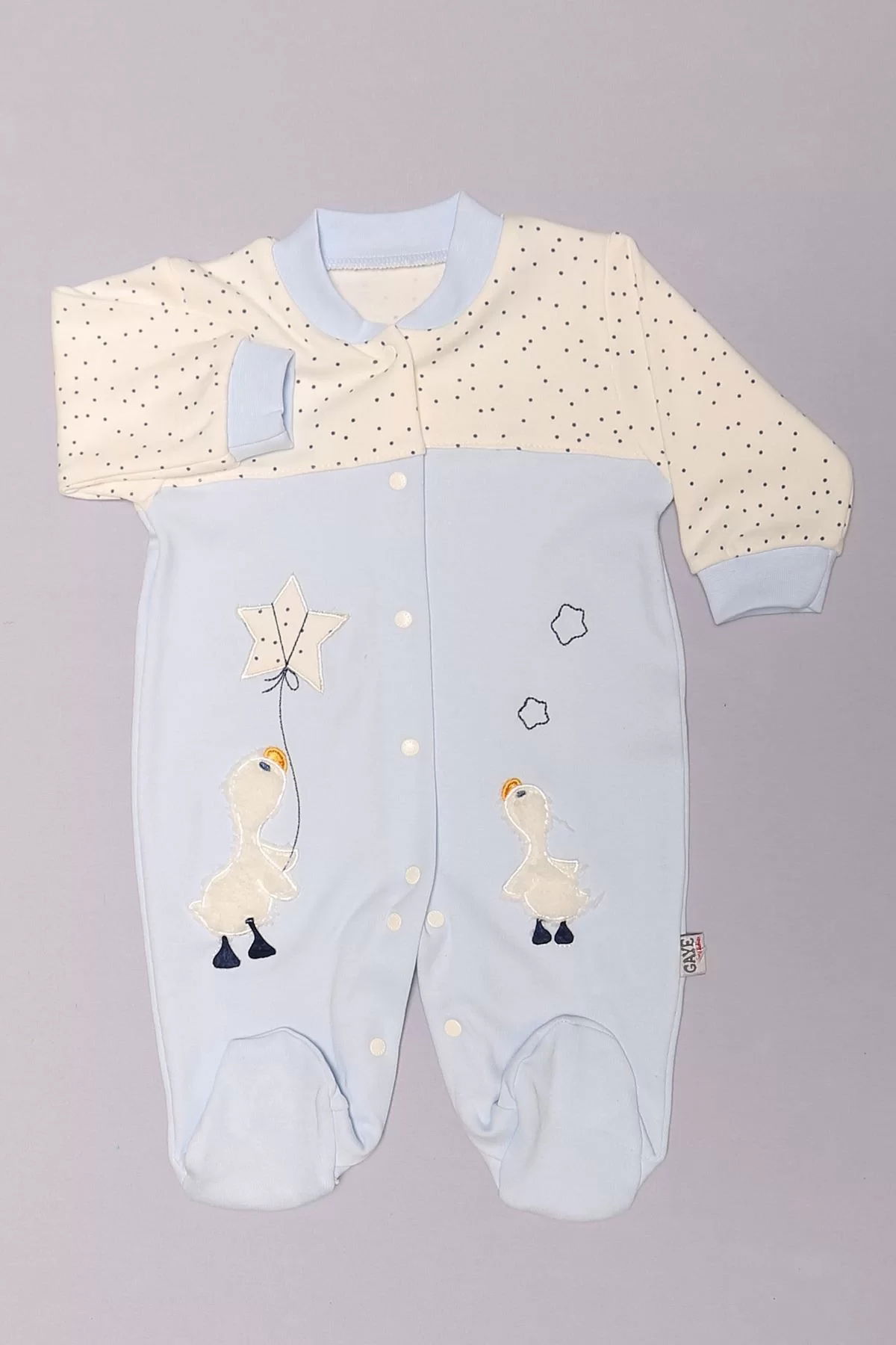 1-6 Month Baby Jumpsuit Blue - 02276.1803.