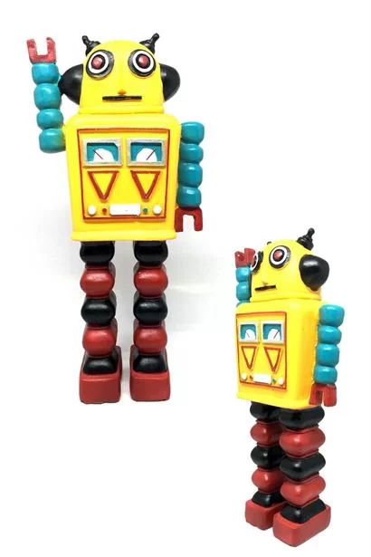 Tufeyo Decotown Nostalgic Cute Alien Robot Shaped Figure Trinket