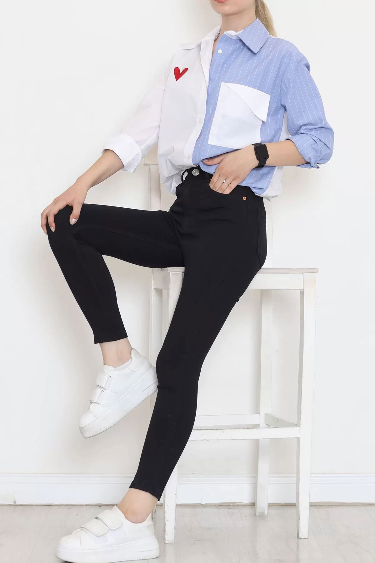 Narrow Leg Jeans Dark Blue - 11918.1431.