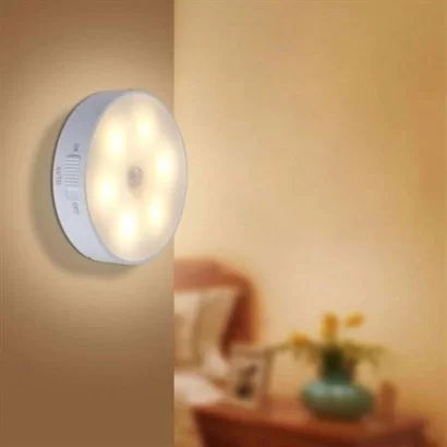 Tufeyo Motion Sensor Usb Charging Spot Lamp With Magnet And Adhesive Daylight Color Led