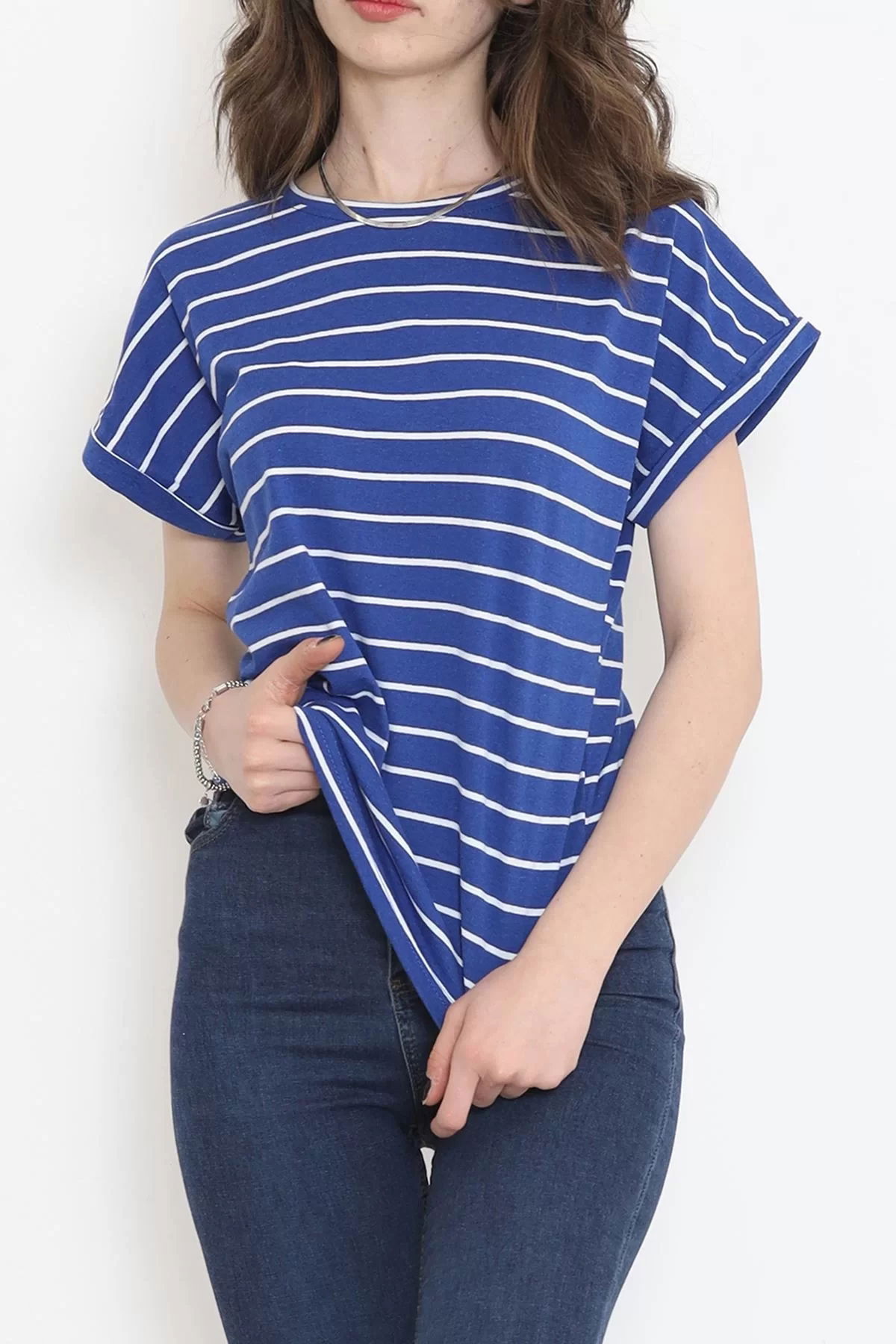 Single Jersey Striped Duplex T-Shirt Saks - 15918.1567.