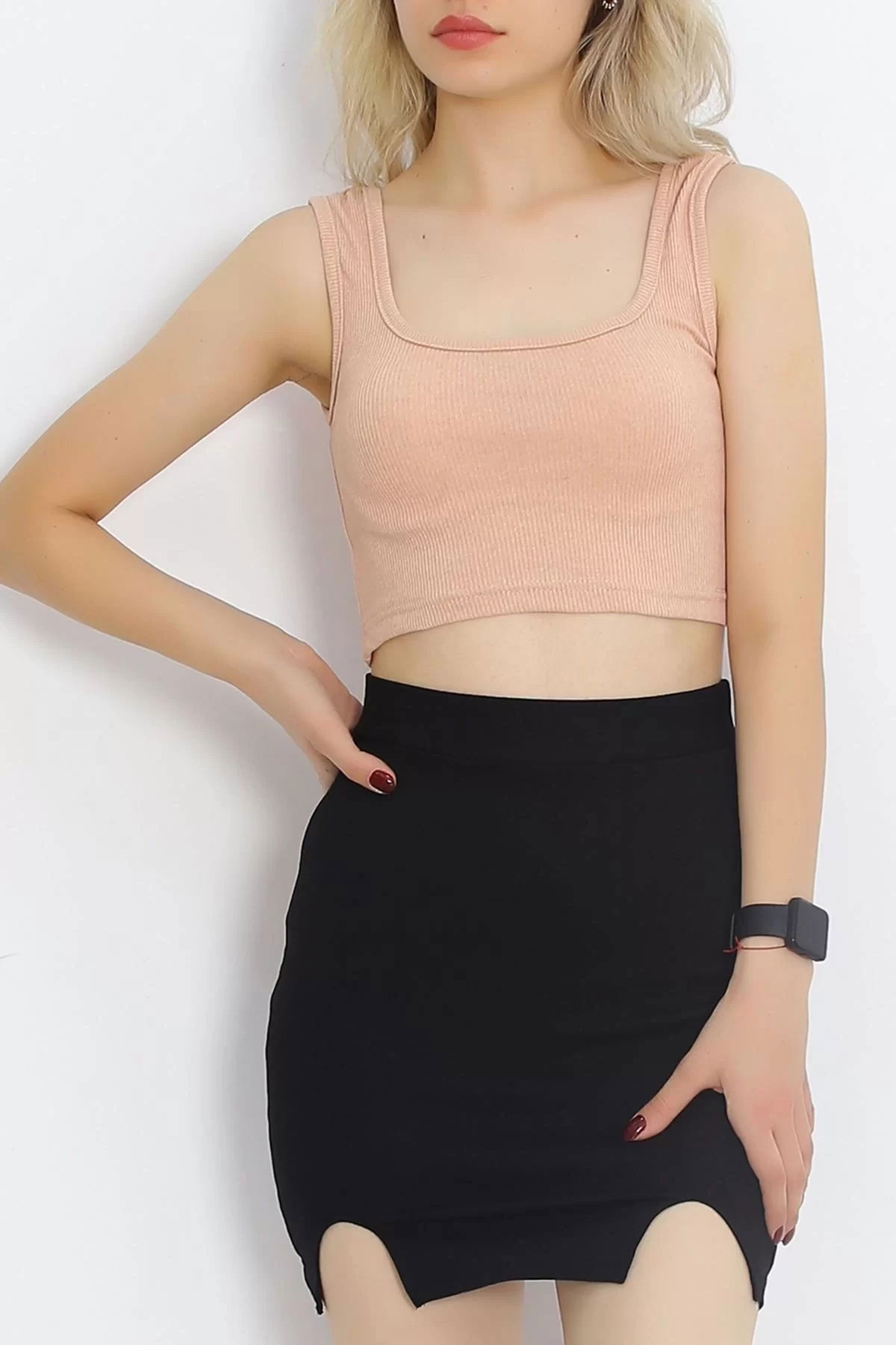 Thick Strap Crop Tank Top Koyusomon - 18765.1723.