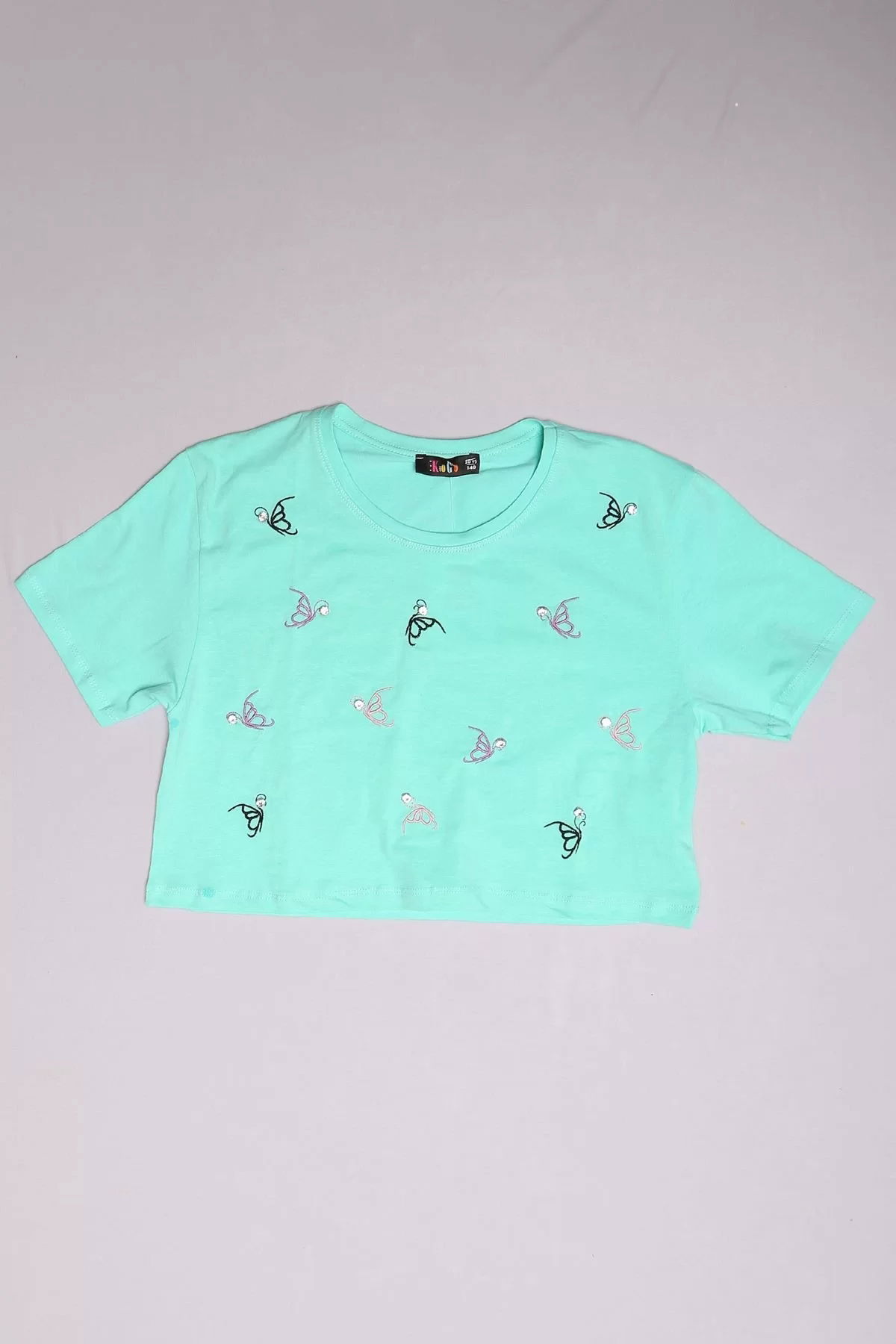 Children's T-shirt Mint with Stones Ages 10-16 - 17786.1567.