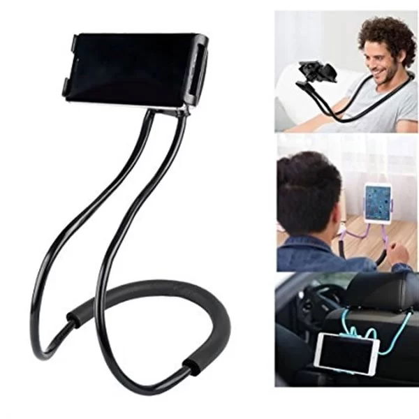 Tufeyo Neck Hanging Ergonomic 360 Degree Cell Phone Holder Stand