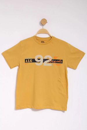 13-16 Years Printed T-Shirt Mustard - 424174.1576.