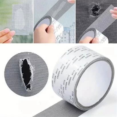 Tufeyo Strong Adhesive Window Repair Tape, Anti Insect Patch Tape 2 Mt X 5 Cm