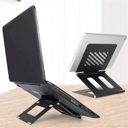 Buffer® Adjustable Metal Laptop Support Base Foldable Portable Laptop Stand Stand