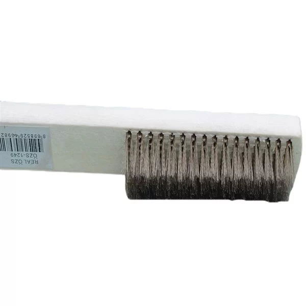 Tufeyo Metal Wire Brush Wooden Handle Rust Dirt Removal Cleaning Brush