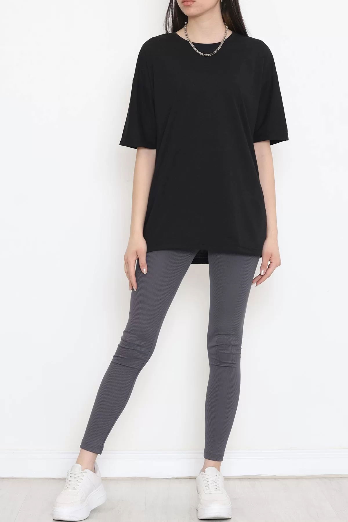 Crew Neck T-Shirt Black - 17384.1778.