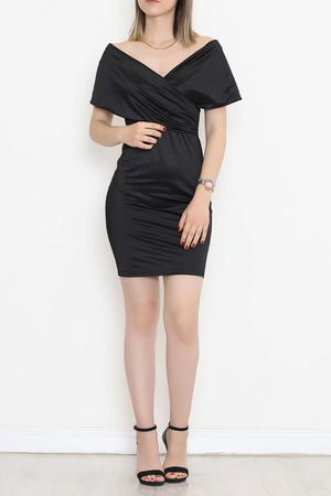 Satin Dress Black - 582833.1592.