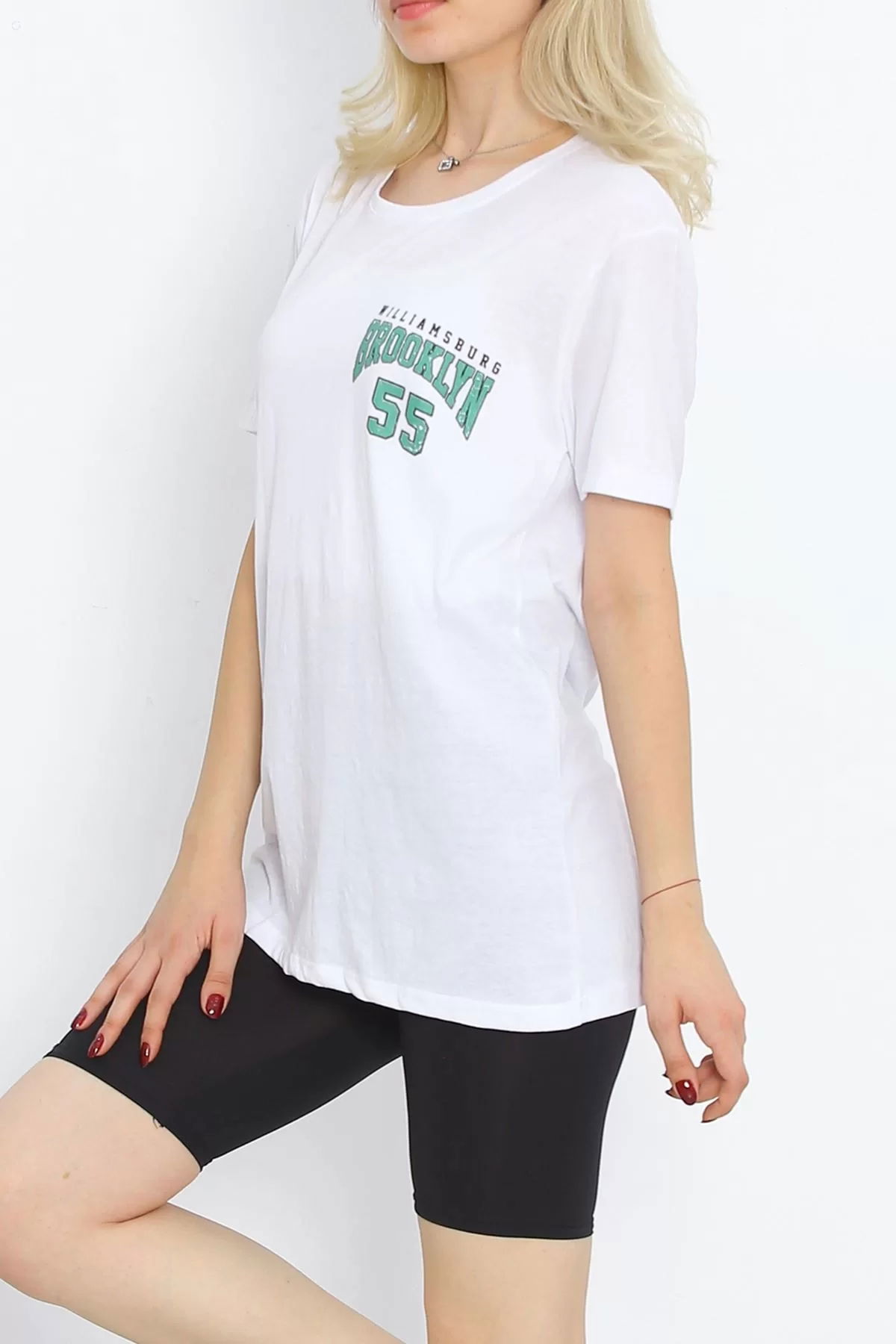 Printed T-shirt White - 17381.1778.