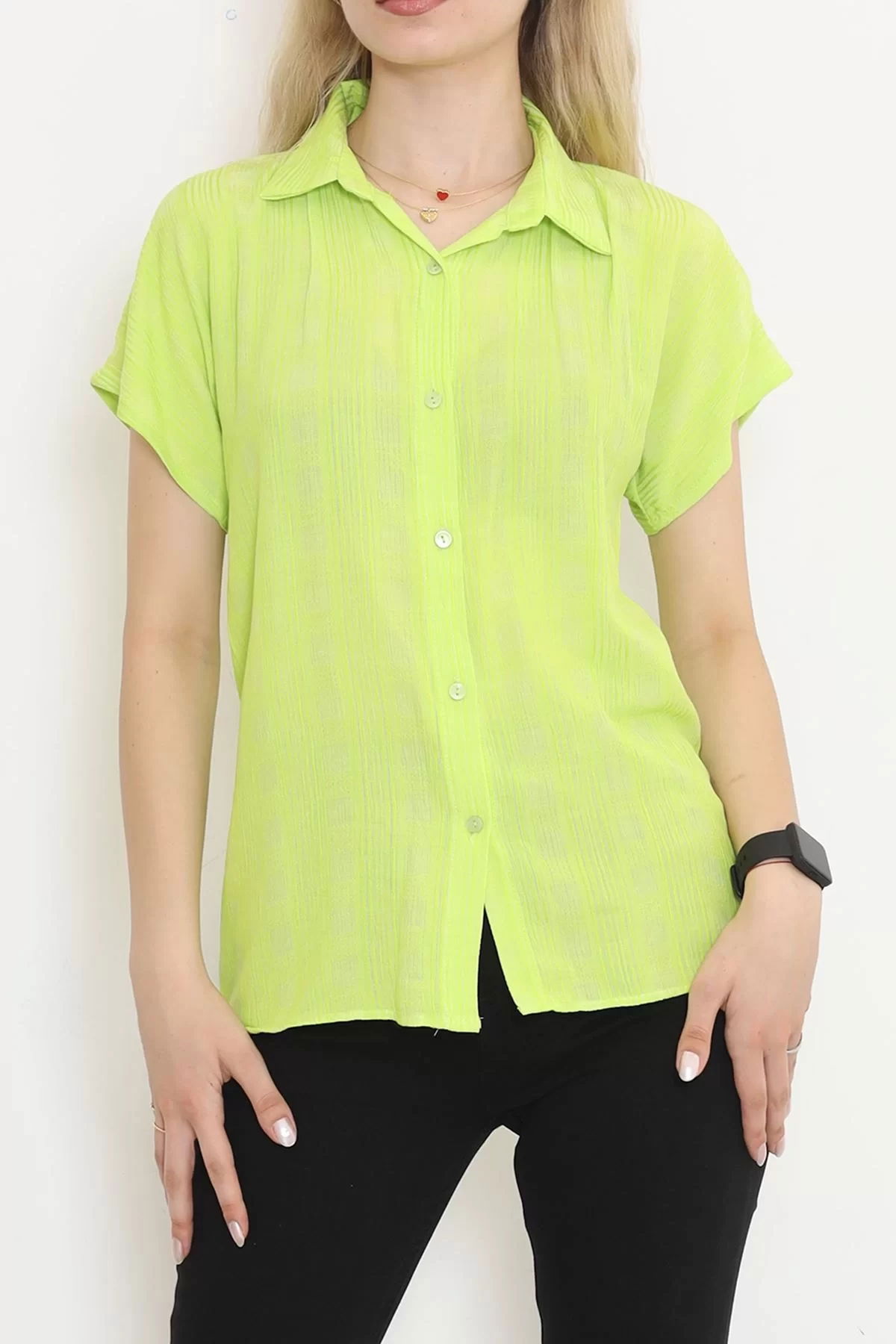 Bat Sleeve Shirt Pistachio Green - 16508.1775.