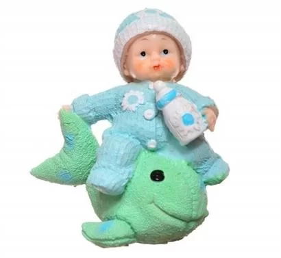 Tufeyo Decotown Gift Cute Blue Baby Trinket Polyester Ornament