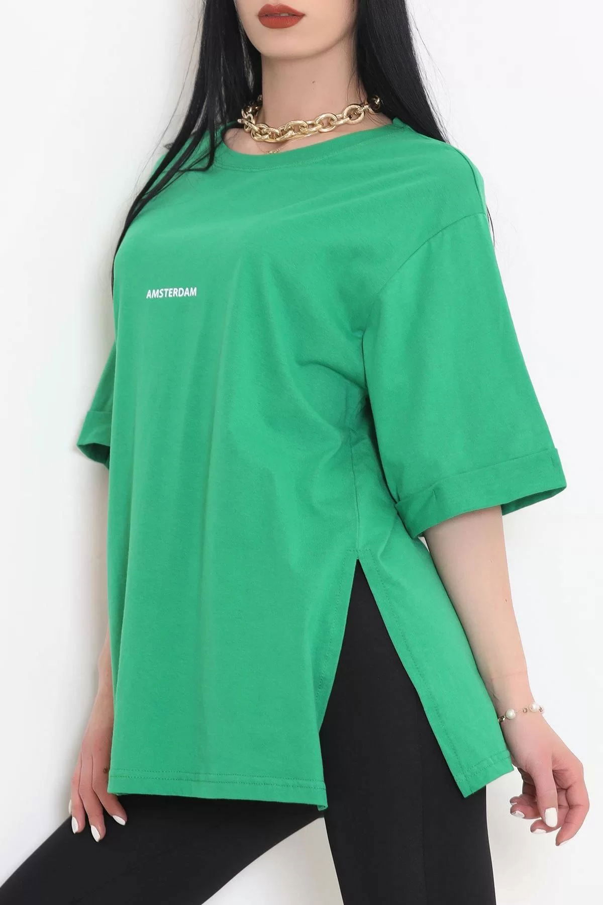 Double Sleeve T-shirt Green - 3638.105.