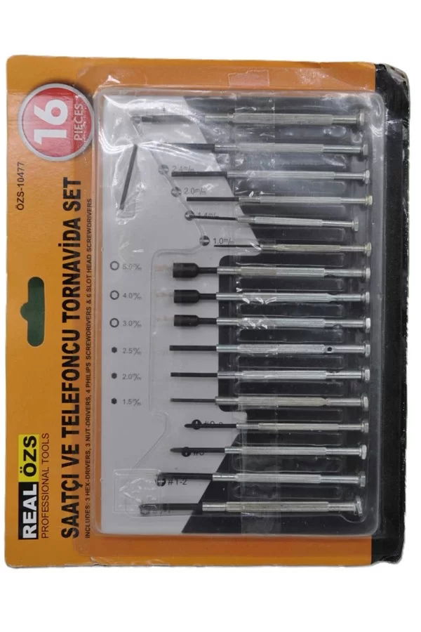 Tufeyo 16 Piece Precision Screwdriver Set Watchmaker And Telephone Screwdriver