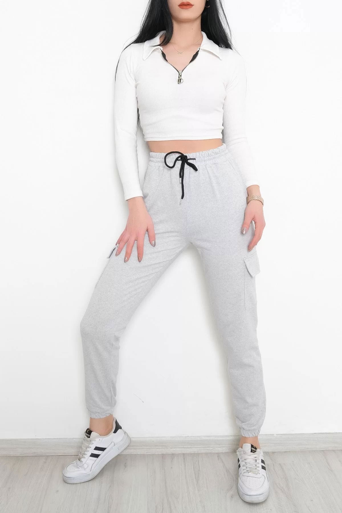 Cargo Pocket Sweatpants Gray1 - 9238.1250.